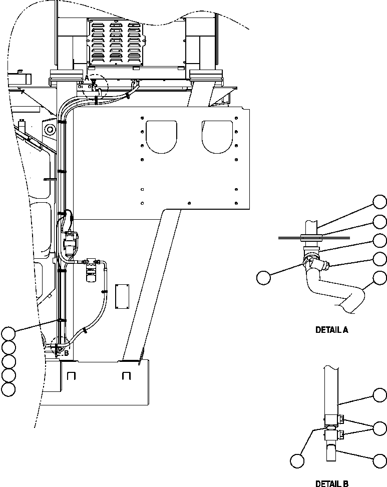 Длинный ниппель - 1/2" NPT X 8" TG1993 KOMATSU