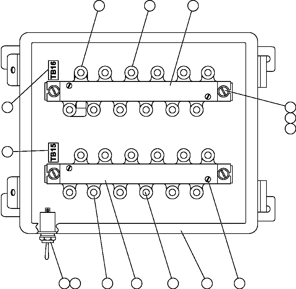 JUNCTION BOX ASSEMBLY - R.H. EK9844 KOMATSU
