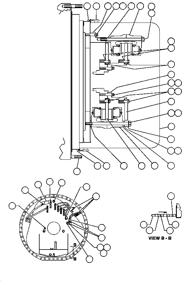 BRACKET, PARKING BRAKE EB3033 KOMATSU