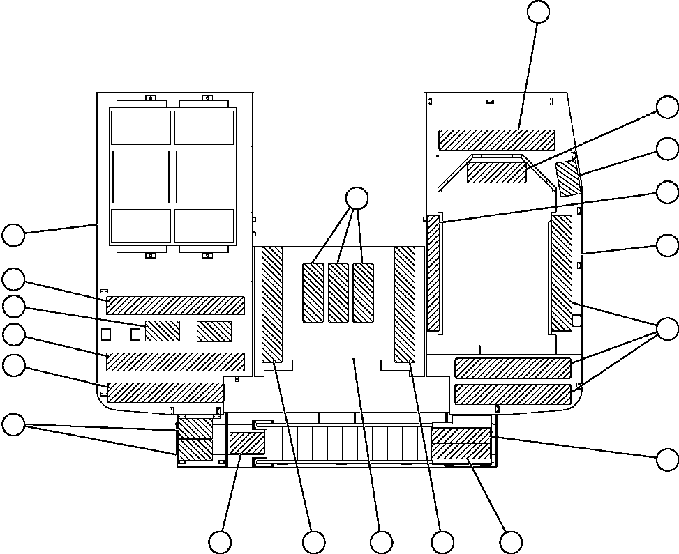 DECK, L.H. EK9736 KOMATSU