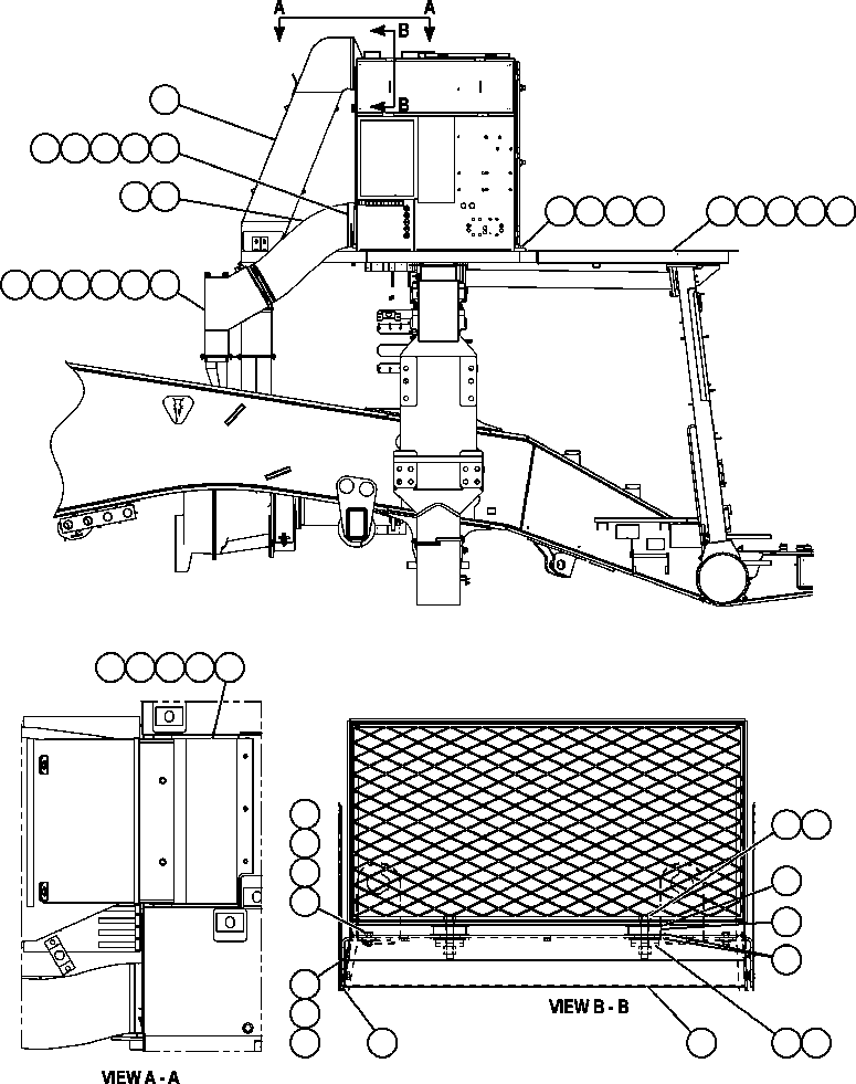 DECK, CENTER EM5261 KOMATSU