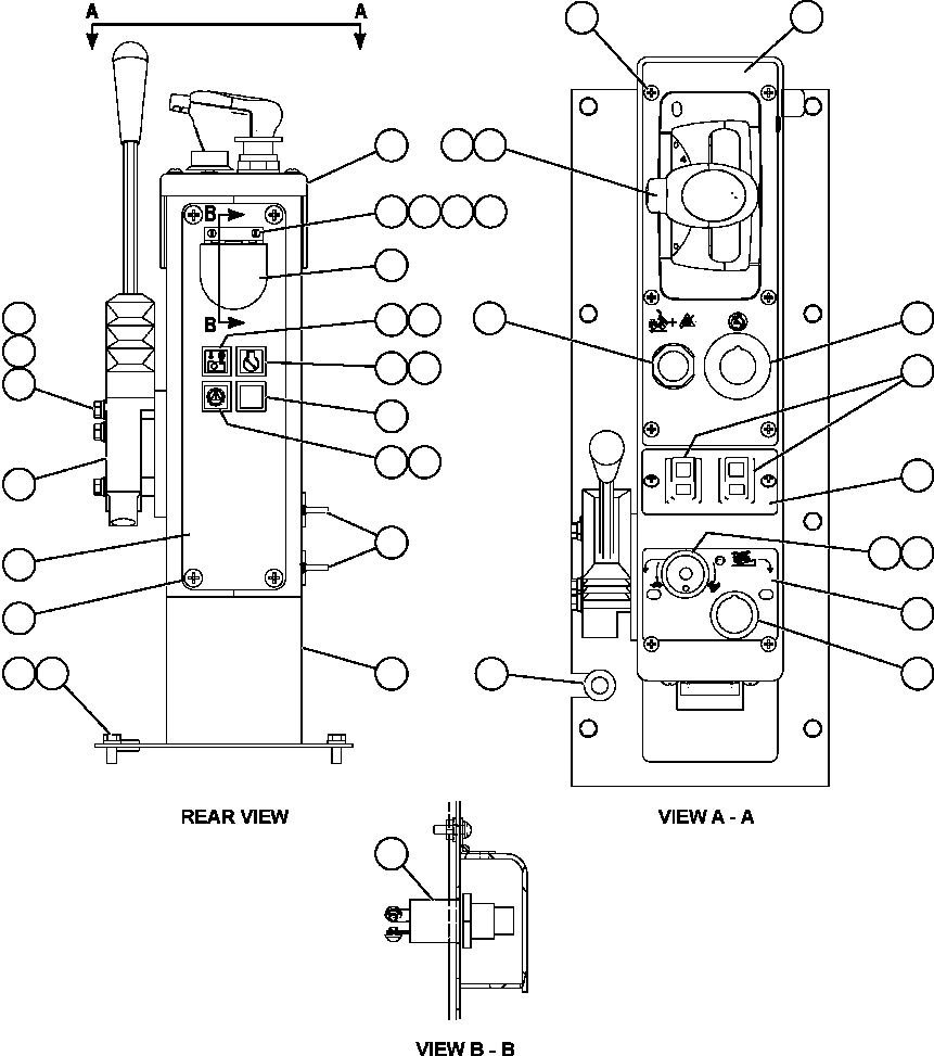 LEVER, GEAR SELECTOR PC1817 KOMATSU