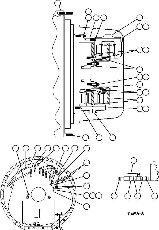 DISC BRAKE ASSEMBLY (SEE INDEX) PC2546 KOMATSU