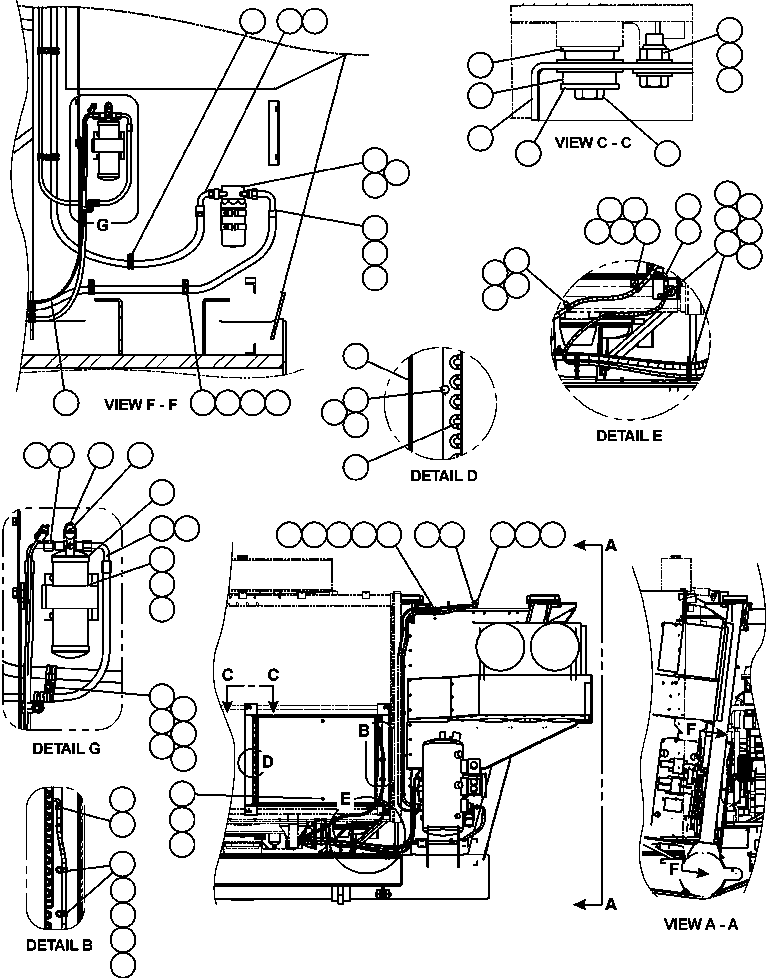 CAP, DUST (LOW SIDE SERVICE PORT) XA4444 KOMATSU