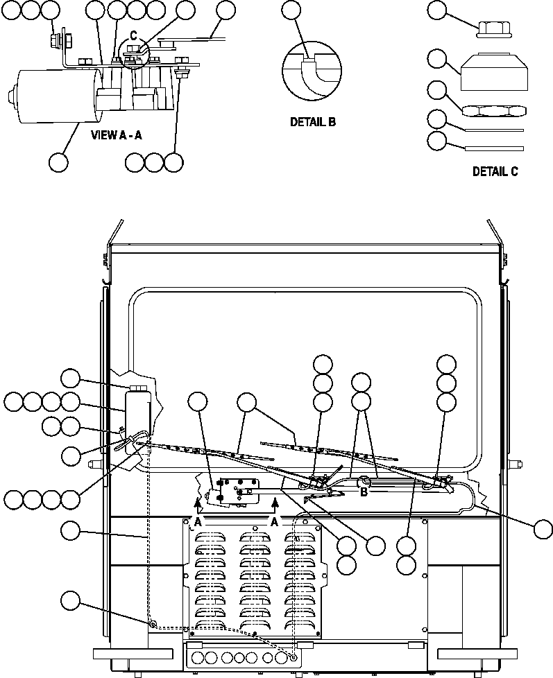 CRANK, MOTOR AK4052 KOMATSU