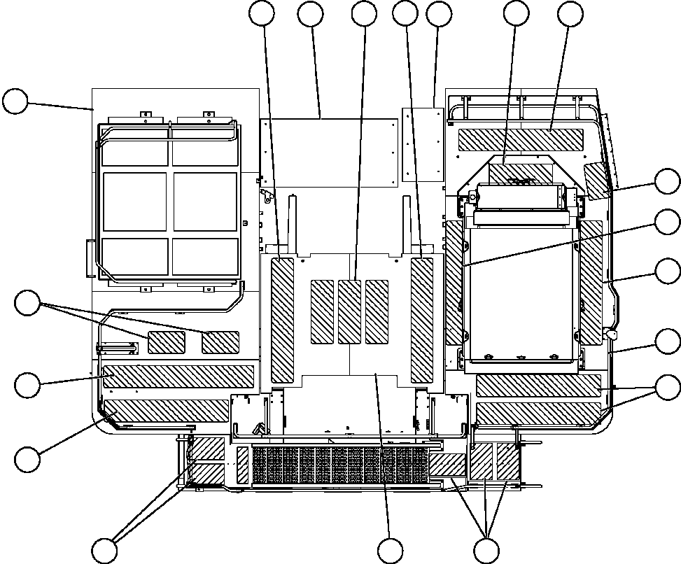 DECK, R.H. EM3107 KOMATSU
