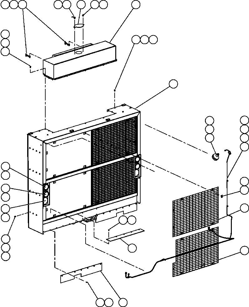 FRAME, GRILLE EM0131 KOMATSU