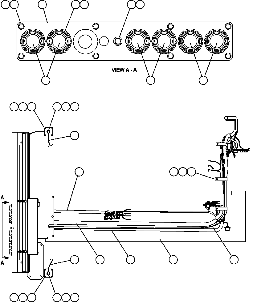 HARNESS, ORBCOMM (COAX) PC1963 KOMATSU