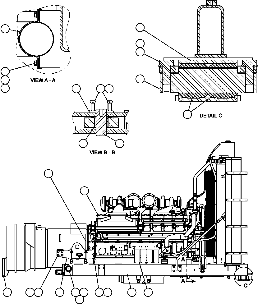 SUB-FRAME EM3691 KOMATSU