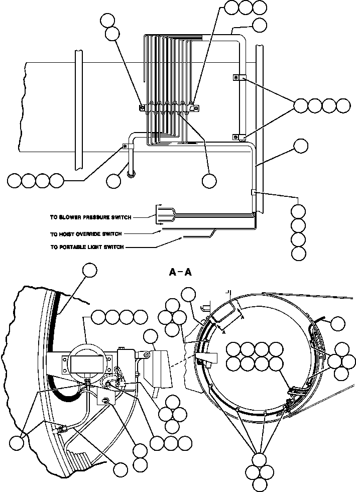 SWITCH, BLOWER PRESSURE PB4673 KOMATSU