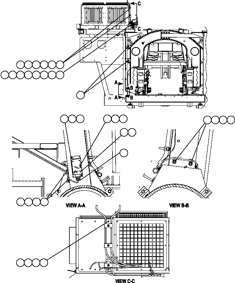 Монтажный кронштейн EL3714 KOMATSU