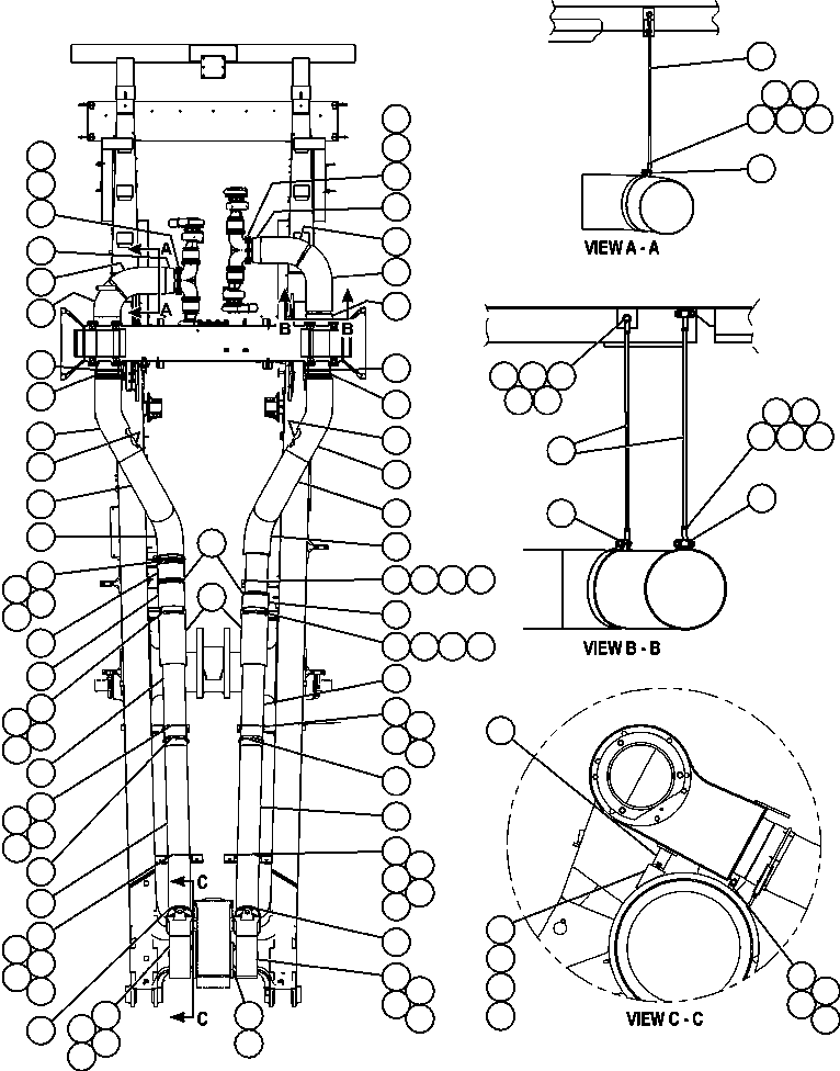 SEAL, PIVOT EXHAUST PB5699 KOMATSU