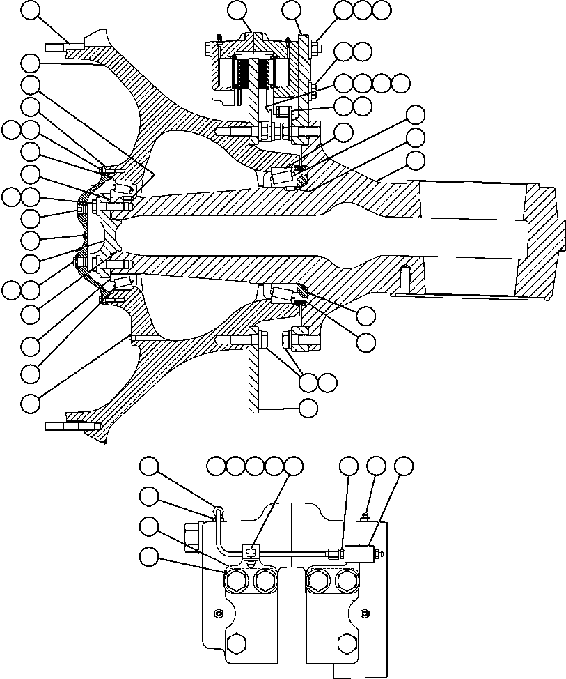 DISC BRAKE ASSEMBLY (SEE INDEX) PC2020 KOMATSU
