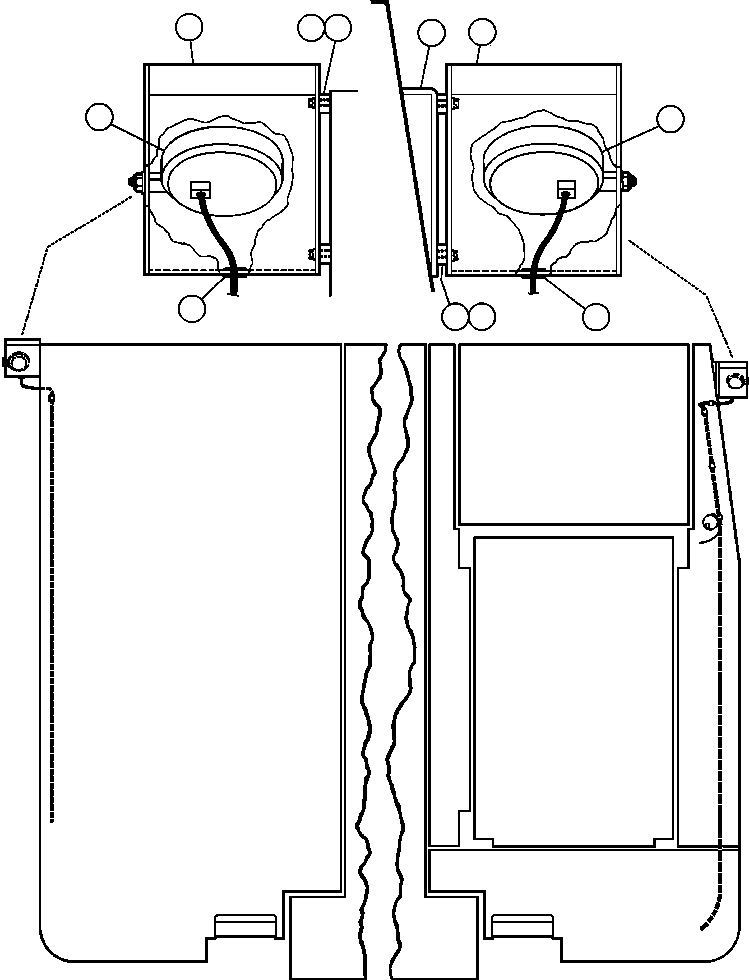 LIGHT ASSEMBLY (SEE FIG 42185) AK7519 KOMATSU