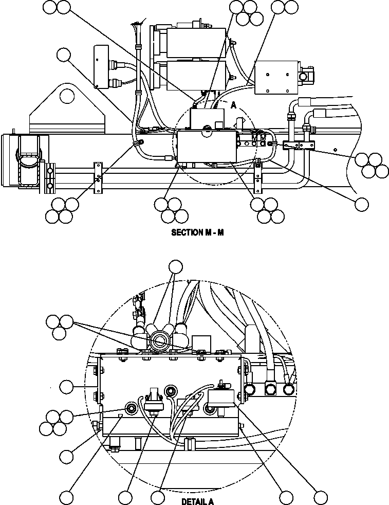 Прямой фитинг WB0458 KOMATSU