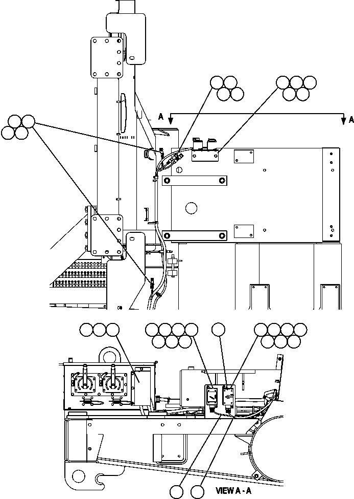 Кронштейн EM3087 KOMATSU