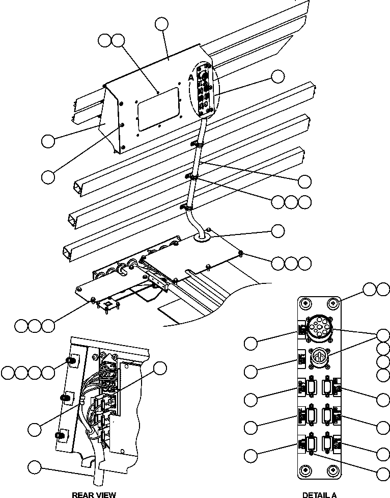 HARNESS, ENGINE/CAB DIAGNOSTIC EM4382 KOMATSU