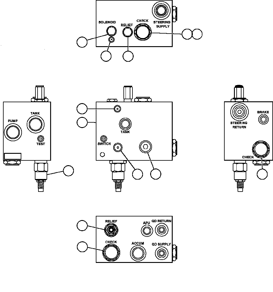 BOSS PLUG, O-RING VE3841 KOMATSU
