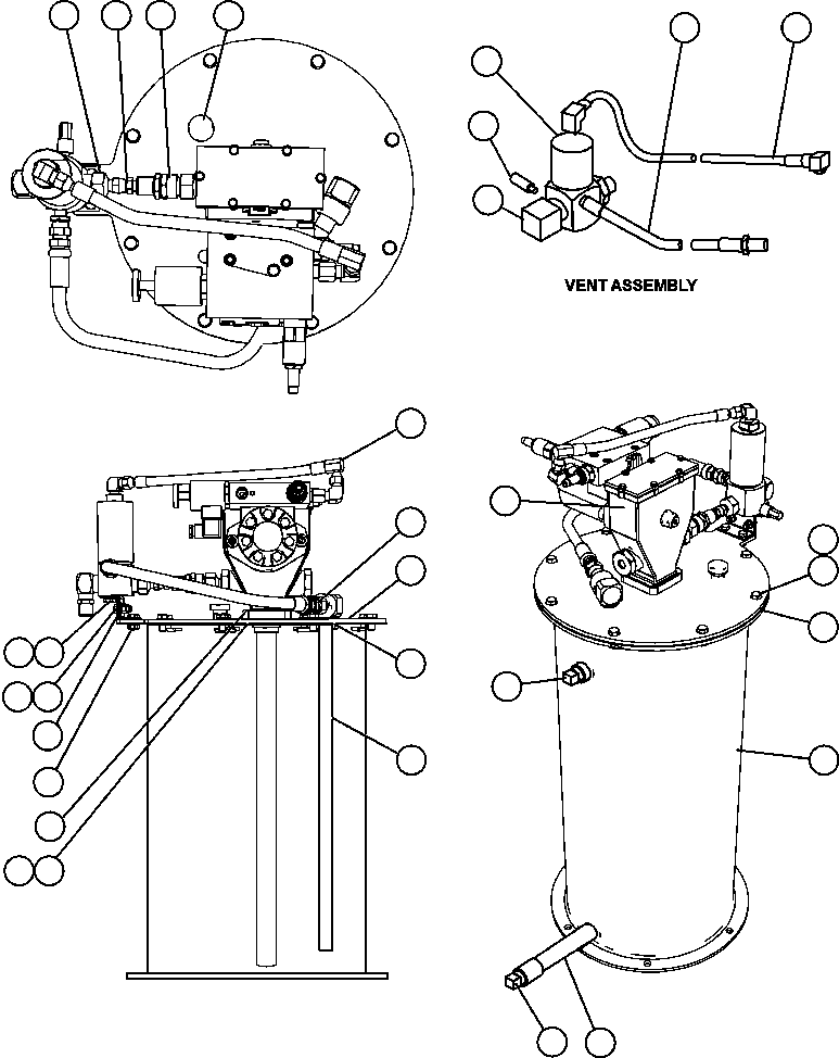 LUBE PUMP ASSEMBLY (SEE INDEX) XA4126 KOMATSU