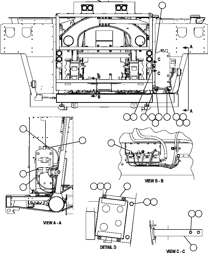BRACKET, MOUNT EM6874 KOMATSU