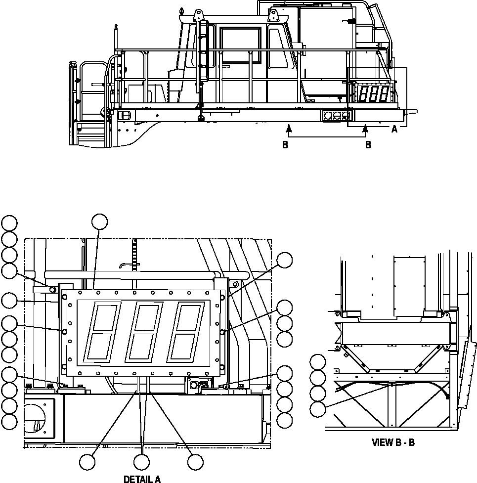 CABLE (JUNCTION BOX/LH SCOREBOARD) EM6166 KOMATSU