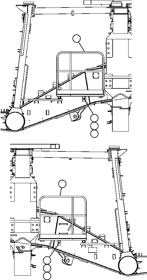 PLATFORM - L.H. EM7507 KOMATSU
