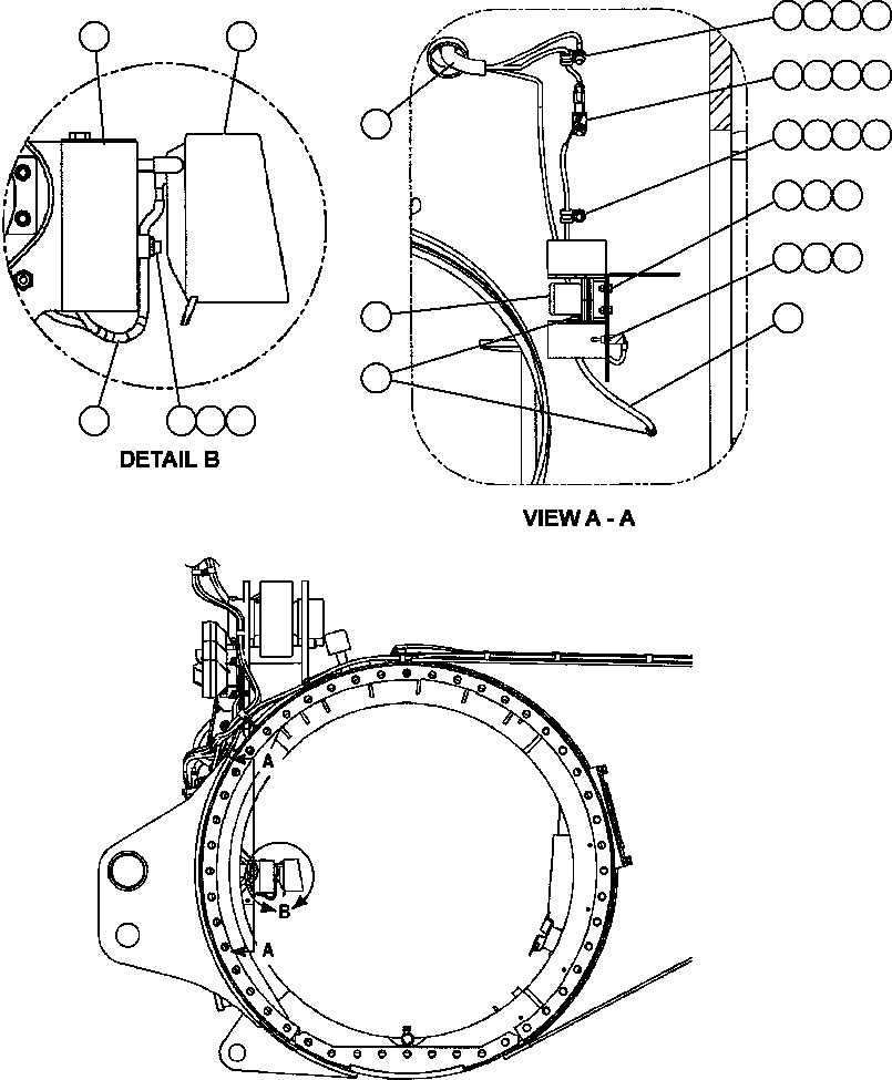 HARNESS, BLOWER PRESSURE SWITCH EM3984 KOMATSU