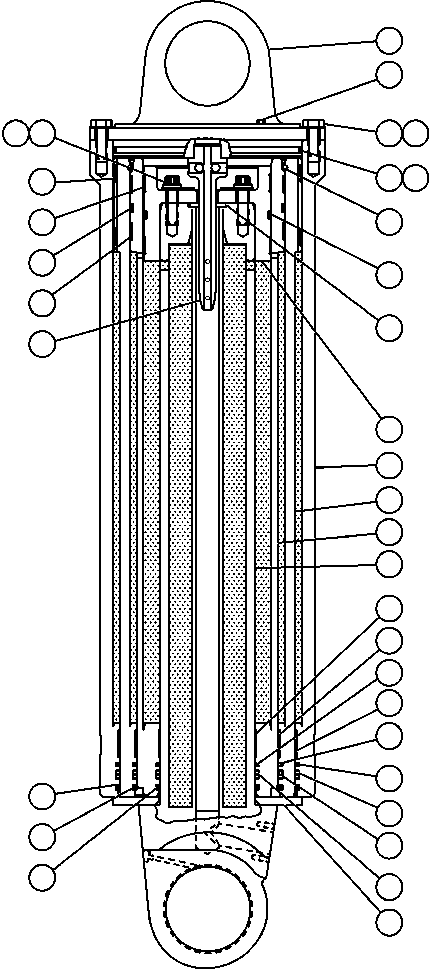 NOTE: (1) INCLUDED IN AK5697 REPAIR KIT. AK5697 KOMATSU
