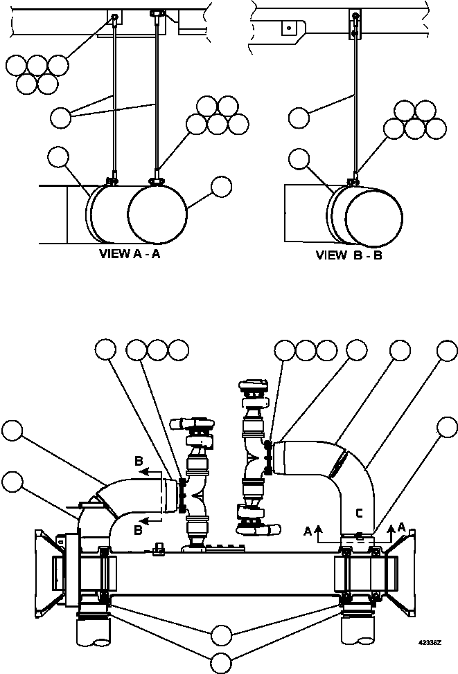 TUBE (LH) EM9884 KOMATSU