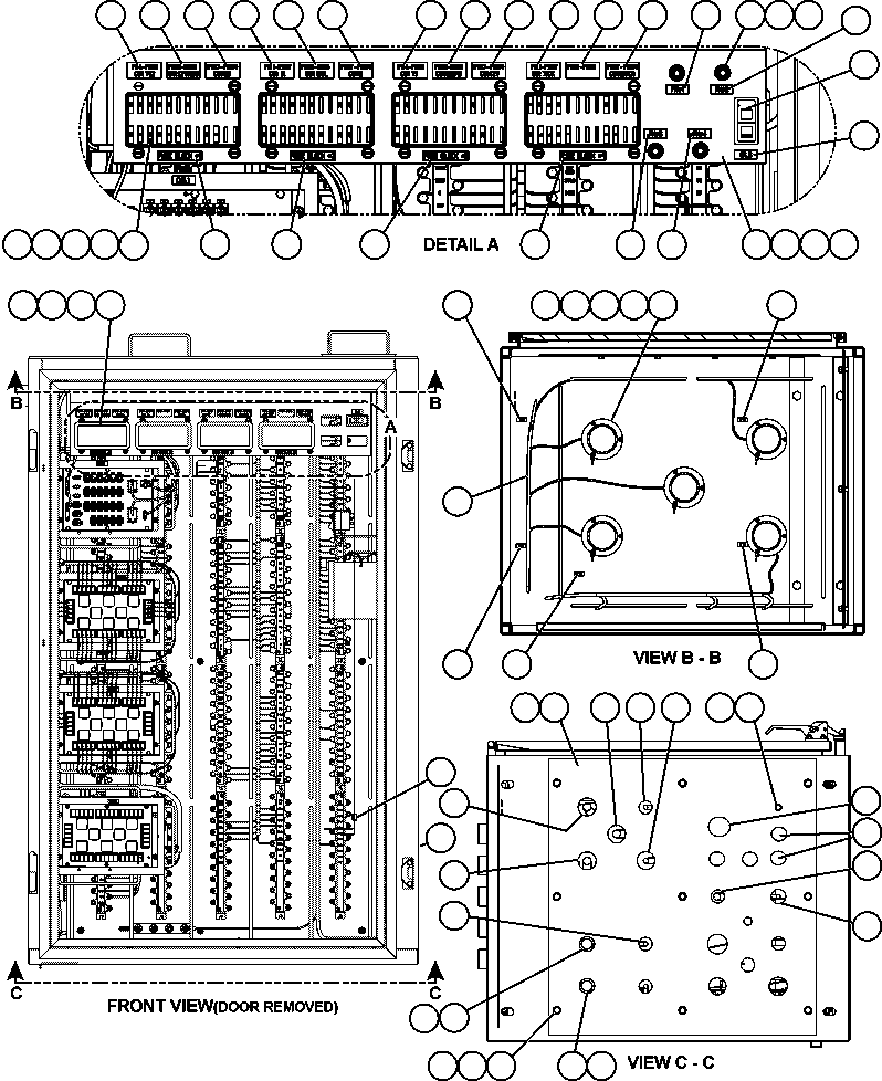 HARNESS, AUX CABINET/DASH EM8290 KOMATSU