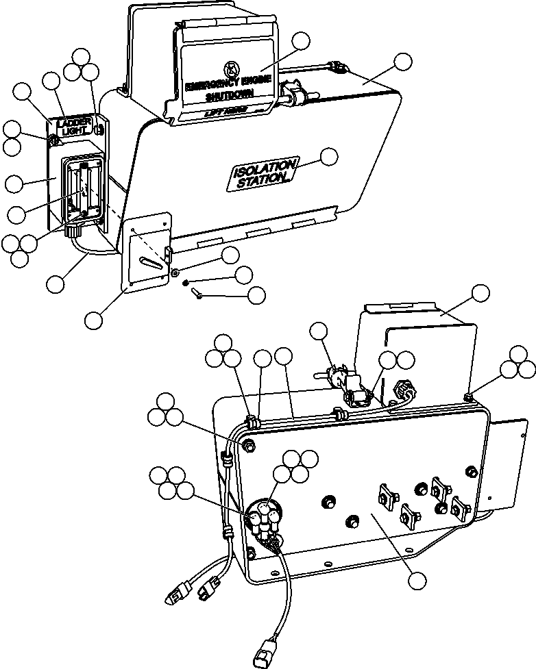 BOX, ISOLATION EM6485 KOMATSU
