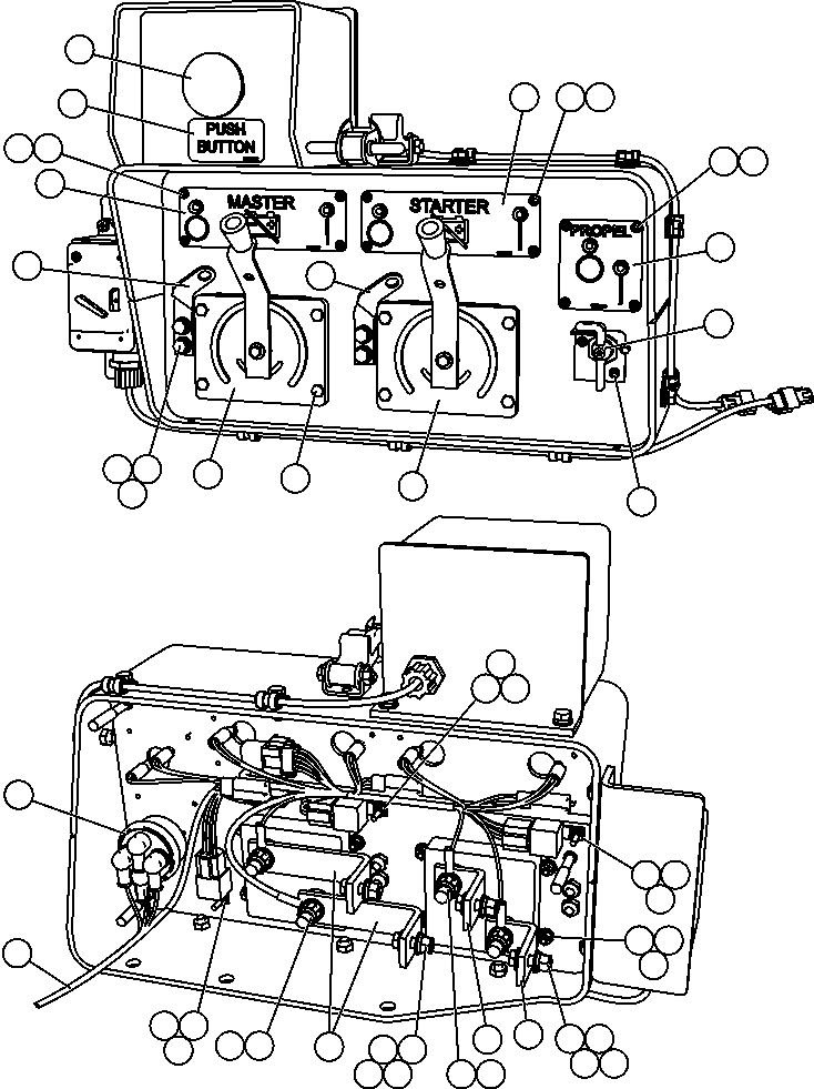 HARNESS, ISOLATION BOX EM6493 KOMATSU