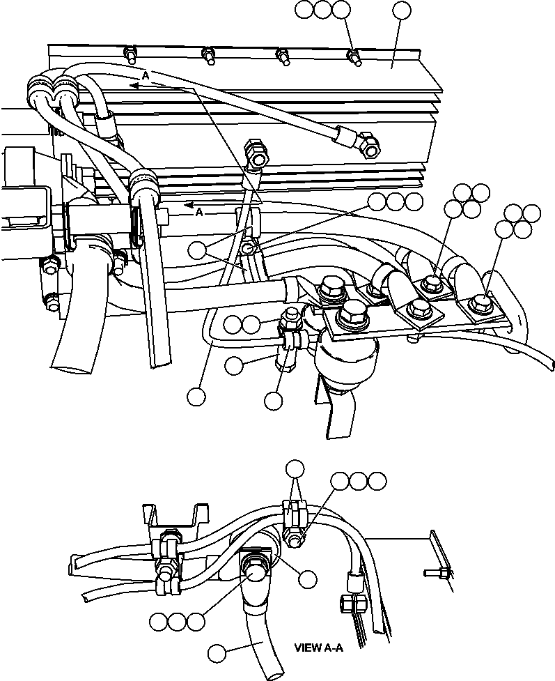 HARNESS, BATTERY BOX EM7803 KOMATSU