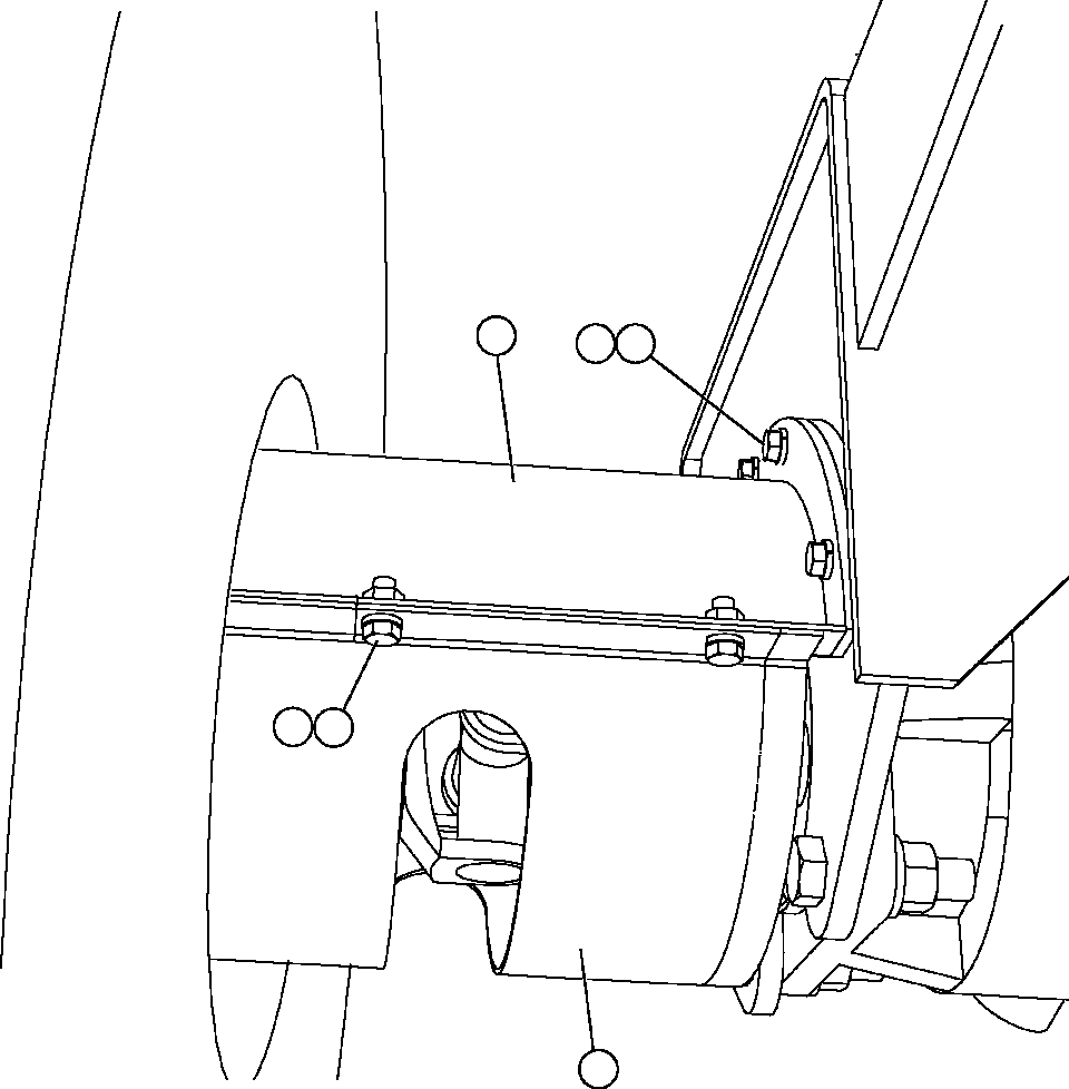 Крышка нижняя EB5978 KOMATSU