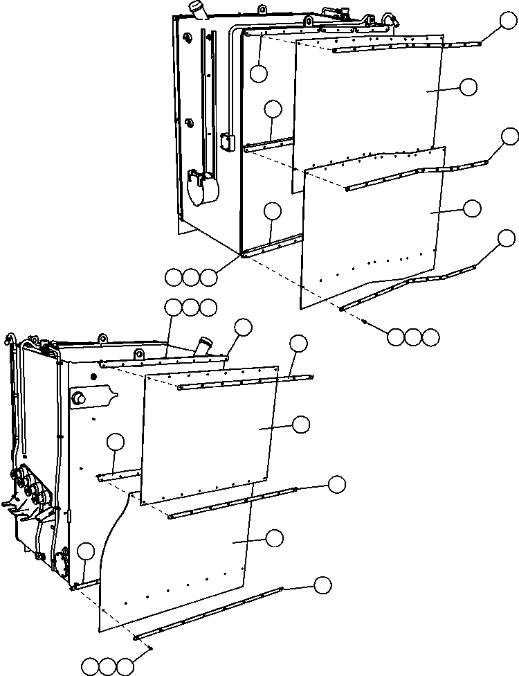 RETAINER, MUD FLAP EM8798 KOMATSU