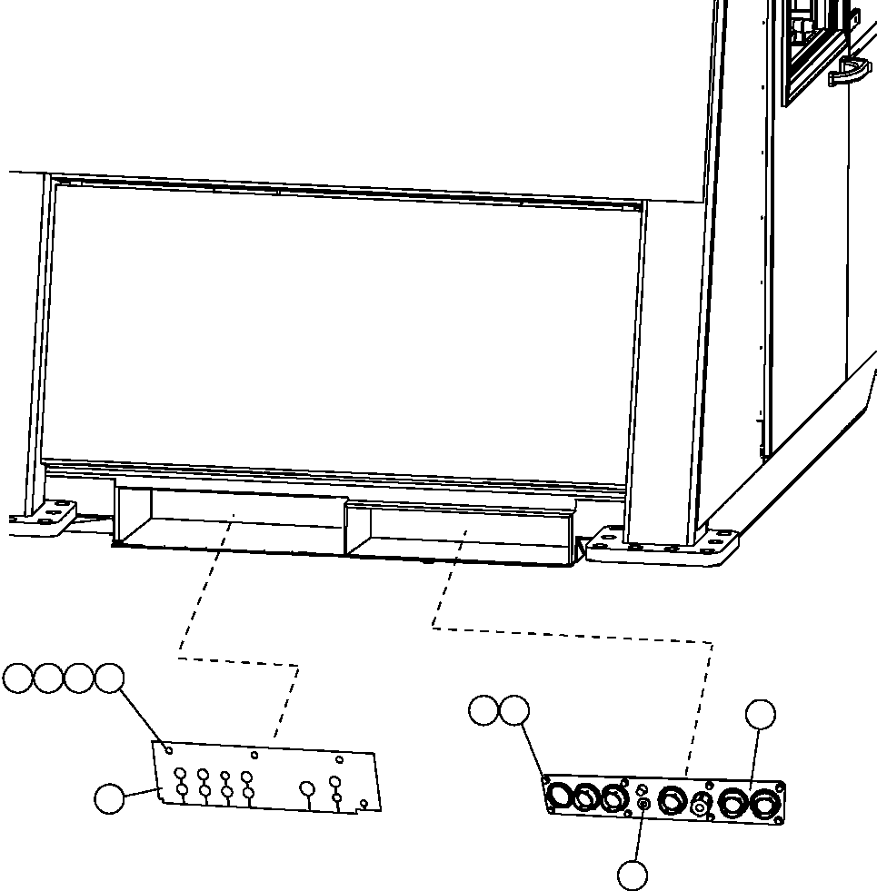 PLATE, CONNECTOR MOUNTING EL3496 KOMATSU