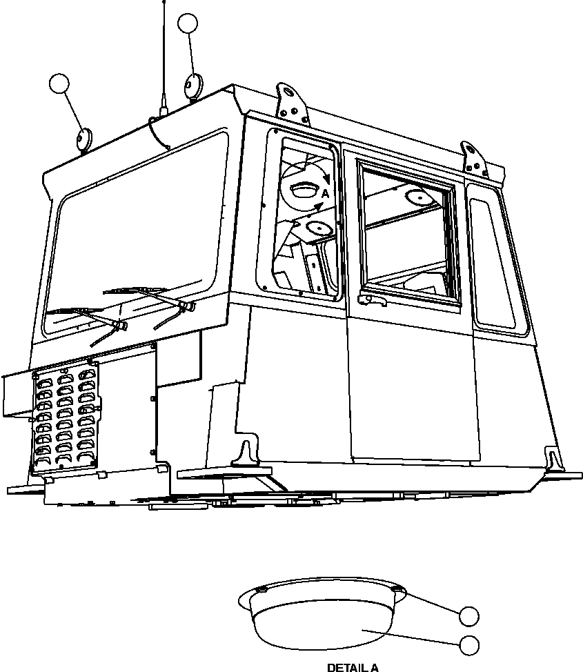 Винт WA5654 KOMATSU