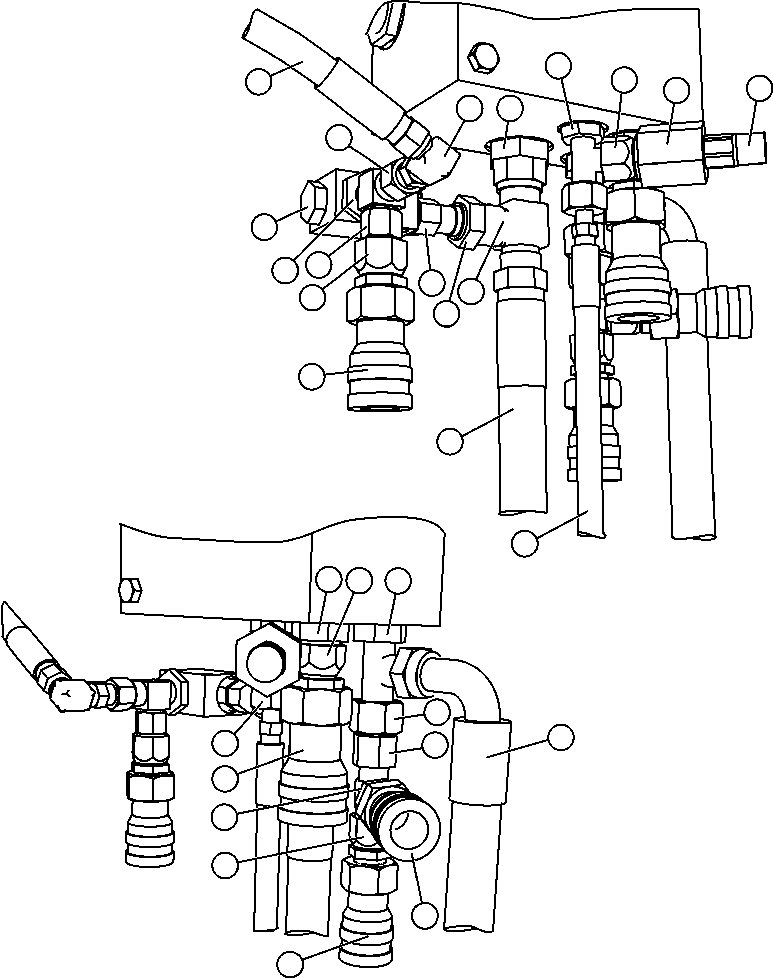 HOSE (UNLOADER) HA8516 KOMATSU