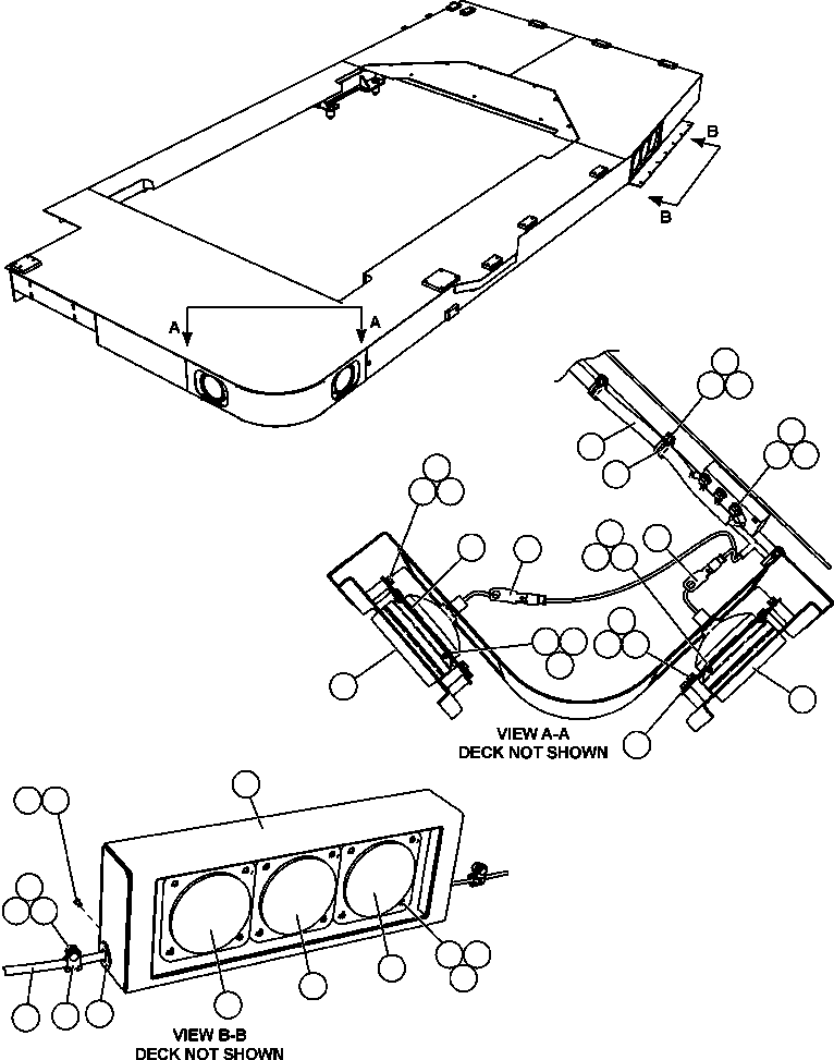HARNESS, LH DECK XB0245 KOMATSU