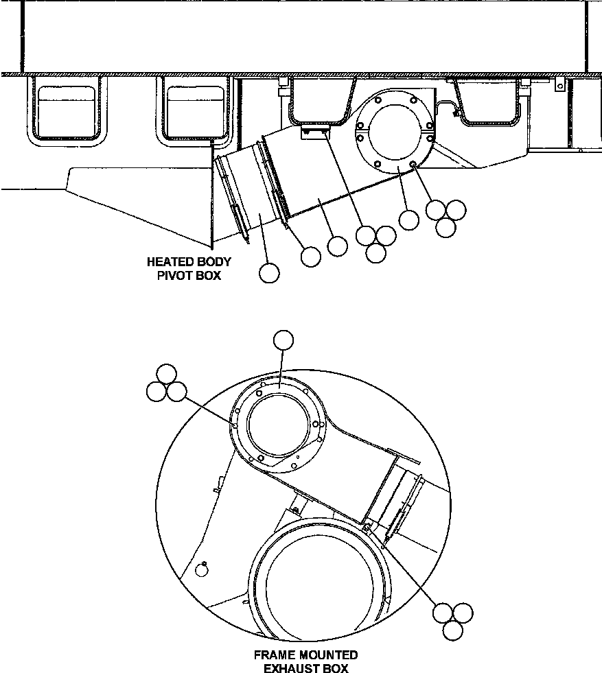 U-образный болт (стремянка) - 3/8" - 16NC EG2083 KOMATSU