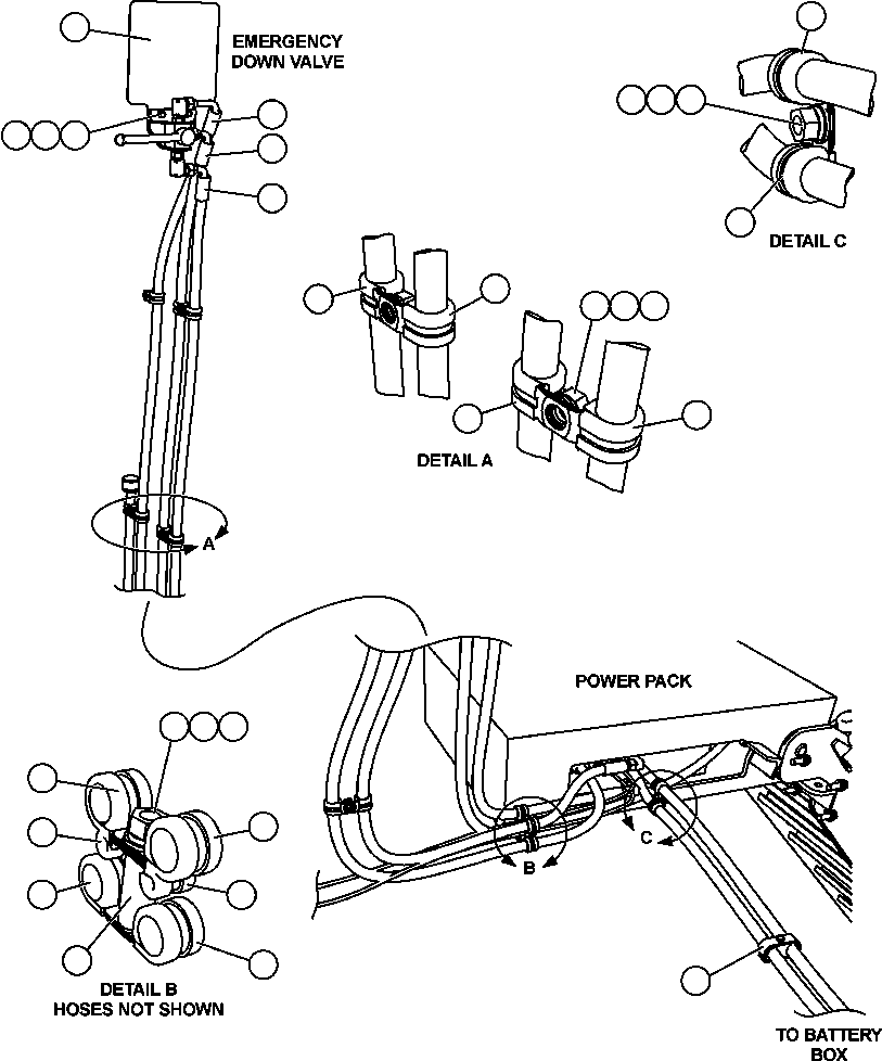 Шланг HA3045 KOMATSU