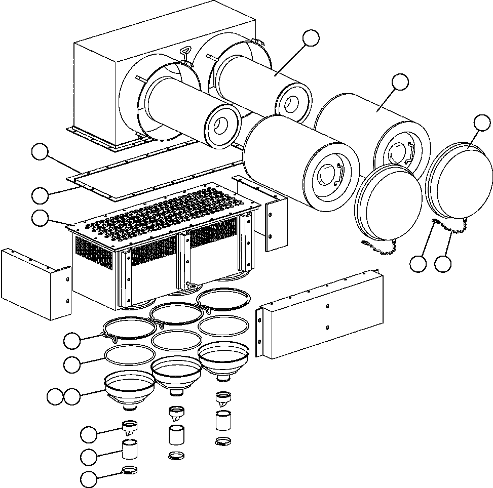 Червячный хомут CD9709 KOMATSU
