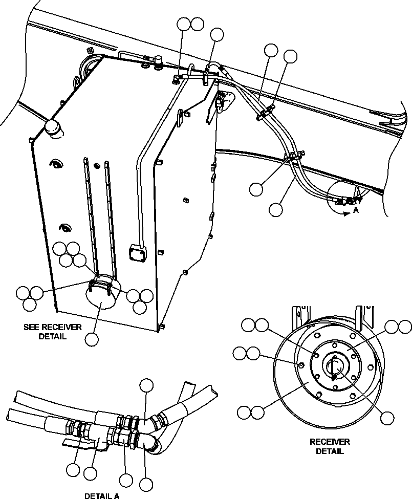 Винт с головкой - 3/8" - 16NC X 9" WB3607 KOMATSU