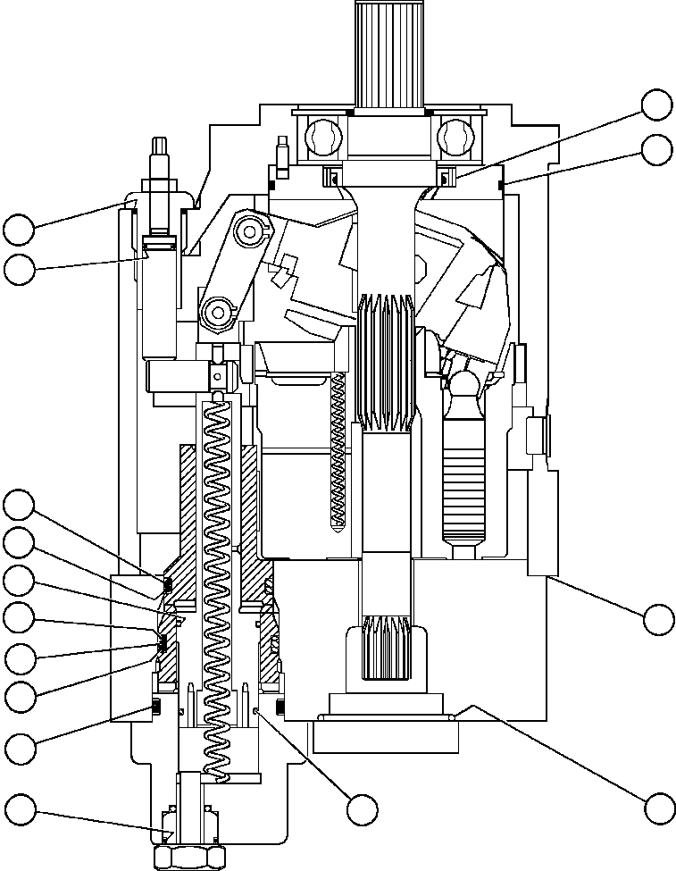 Опорное кольцо (1) VE9580 KOMATSU