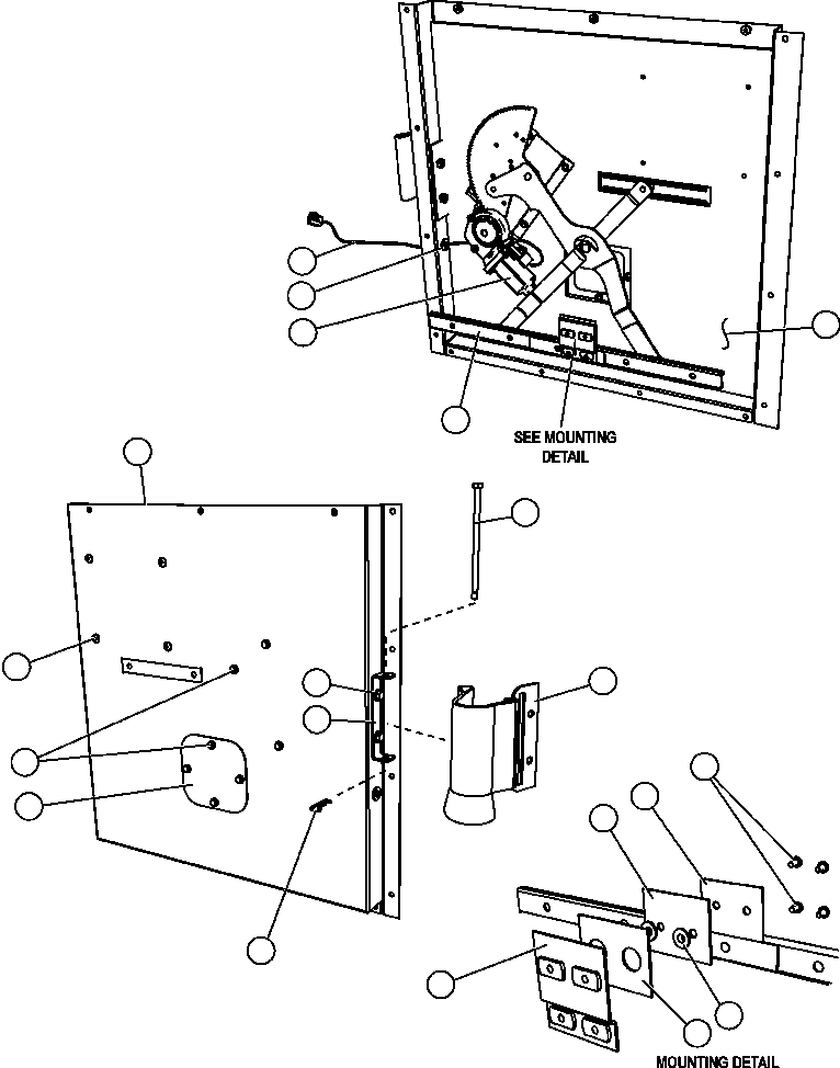 STRAP, DOOR CHECK (RH SIDE) XB4537 KOMATSU