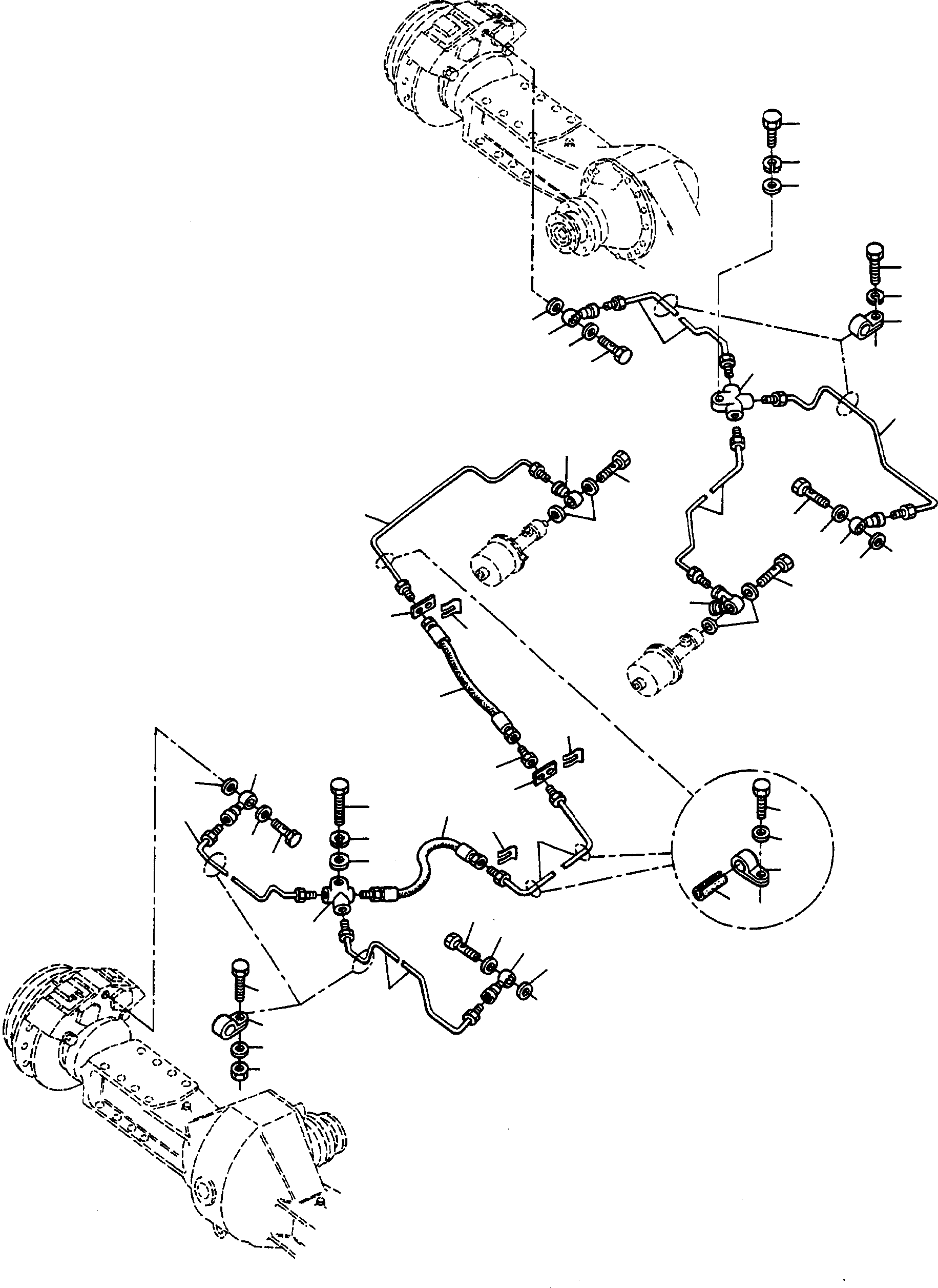 BRAKE LINE 3086940M91 KOMATSU