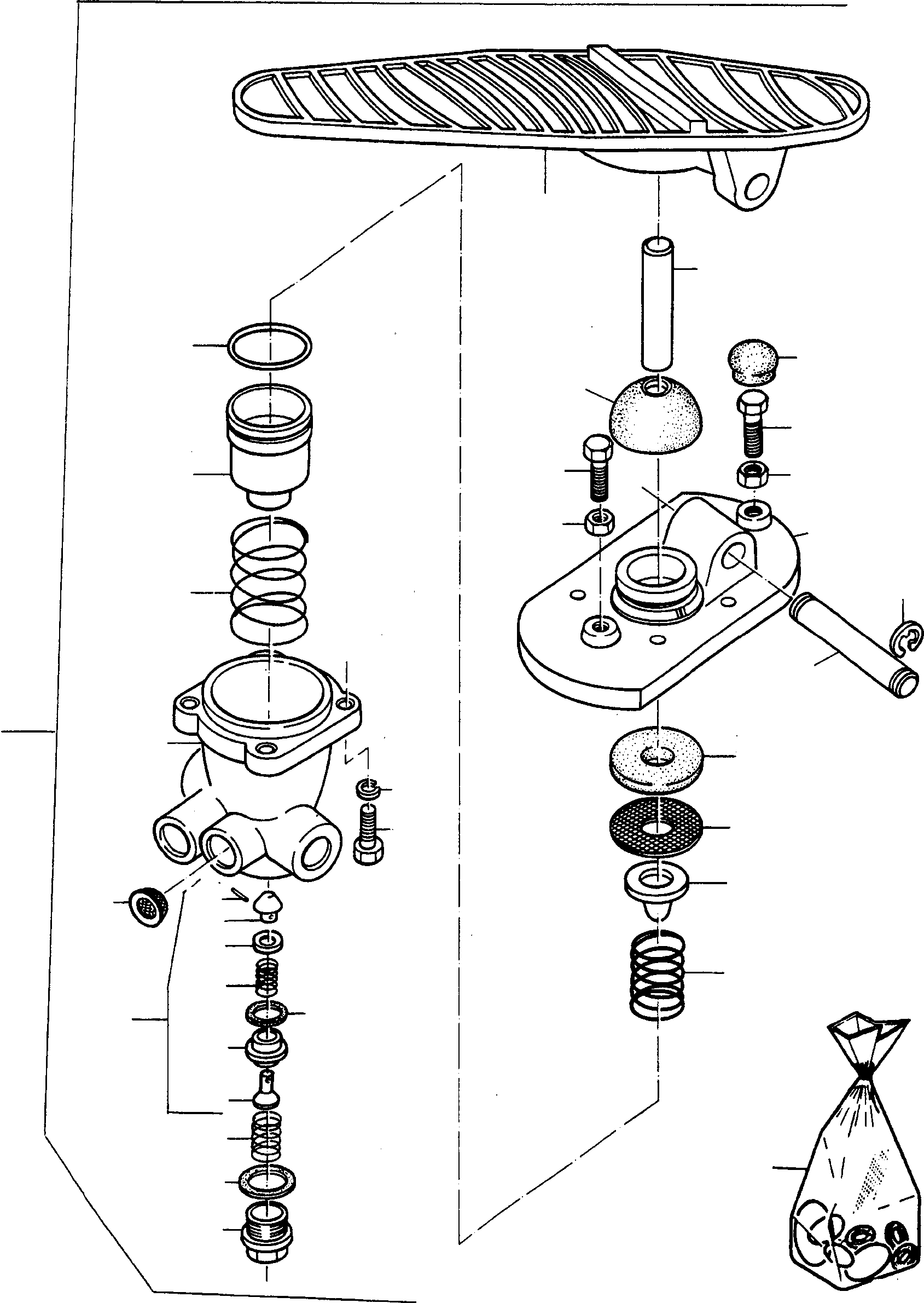 BRAKE VALVE 2945477M91 KOMATSU