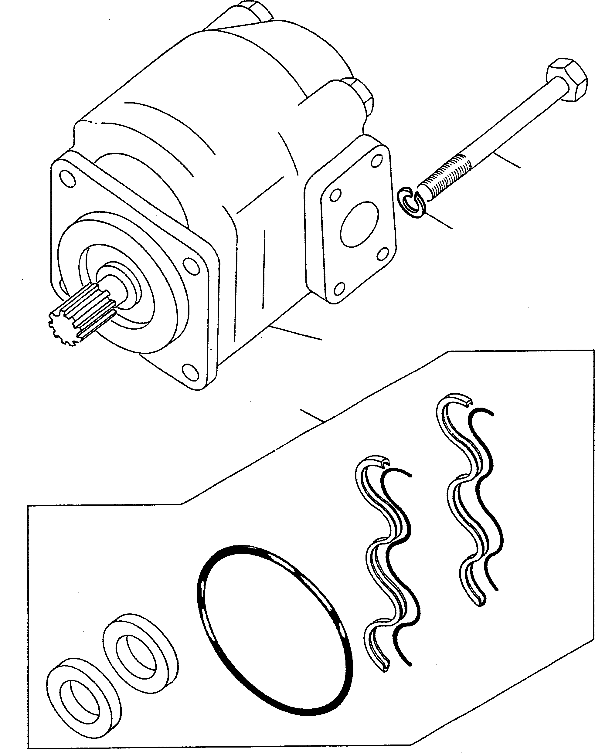 HYDRAULIC PUMP 2949988M91 KOMATSU