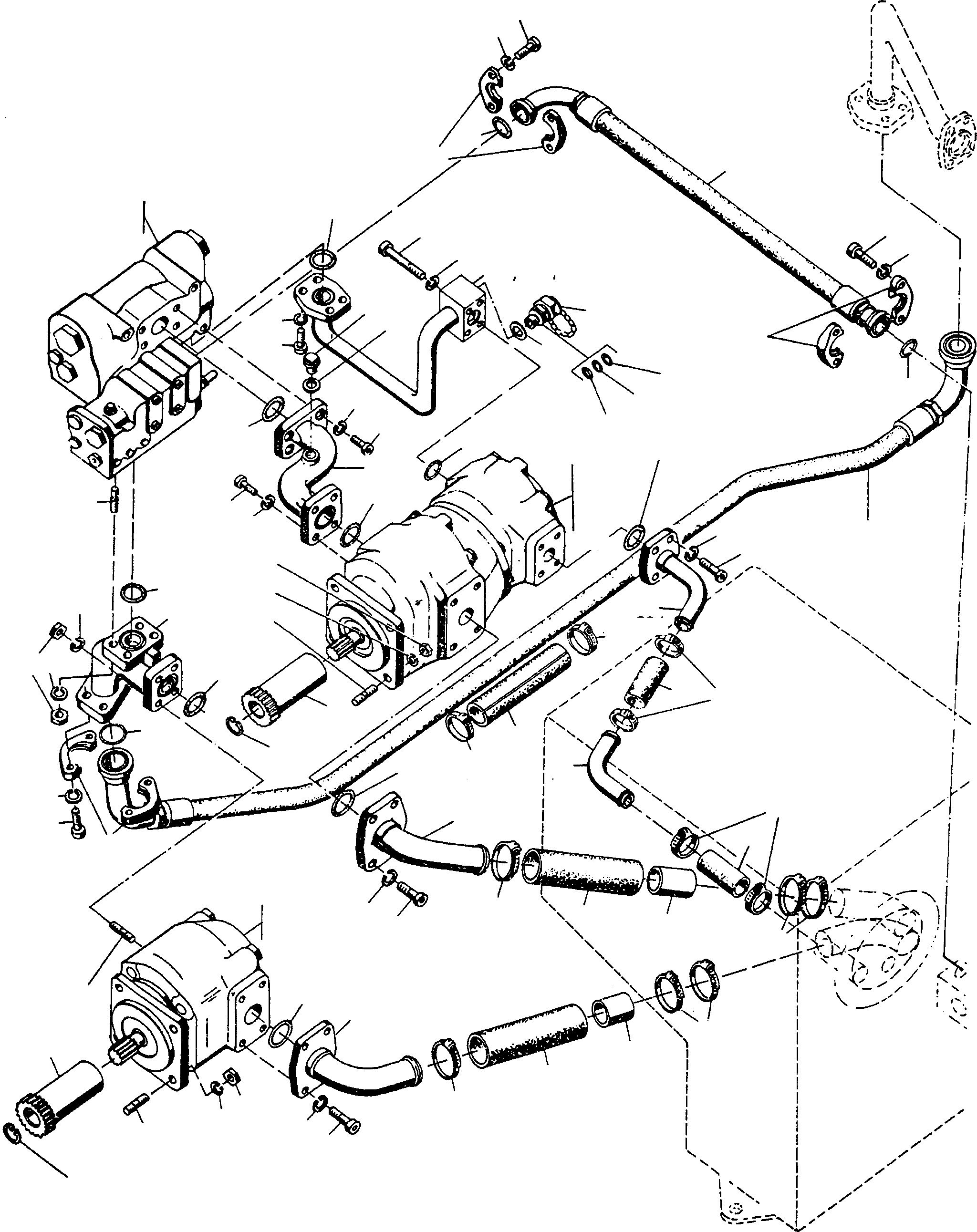 HIGH PRESSURE HOSE 2999693M1 KOMATSU