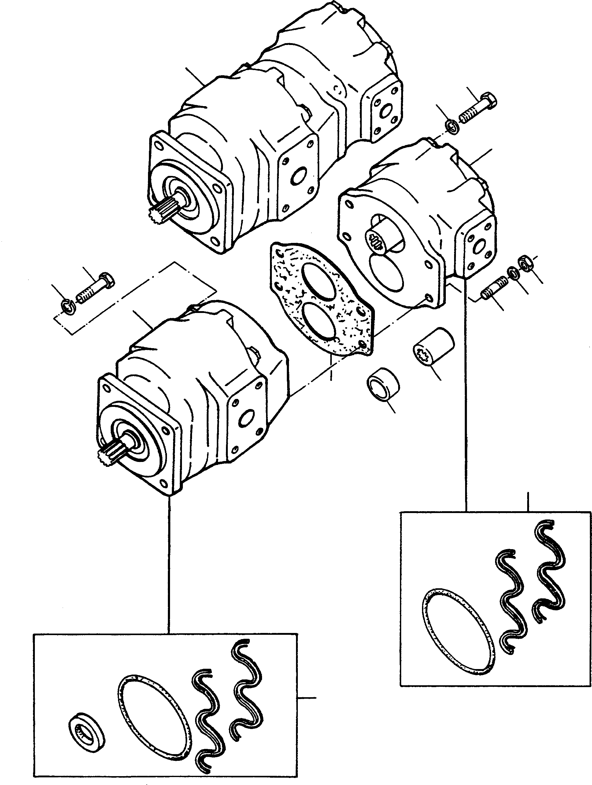 HYDRAULIC PUMP 3230260M91 KOMATSU
